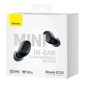 Wholesale Baseus Bowie EZ10 TWS Earphones Bluetooth 5.3 (black) - BSU4198 - {ean13} - Hurt