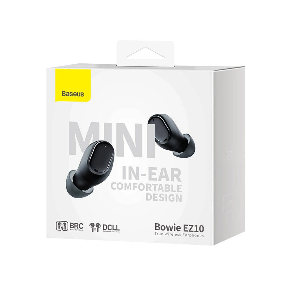 Hurtownia GSM - Sluchátka TWS Baseus Bowie EZ10 Bluetooth 5.3 (černé) - BSU4198 - {ean13} - Hurt