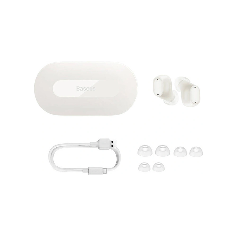 Hurtownia GSM - Sluchátka TWS Baseus Bowie EZ10 Bluetooth 5.3 (bílé) - BSU4199 - {ean13} - Hurt