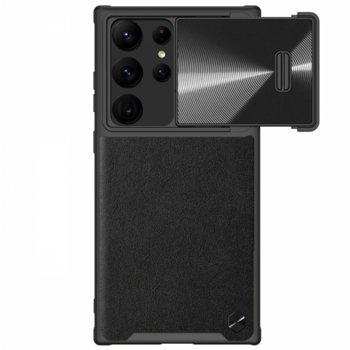 Nillkin Distributor - 6902048258211 - NLK975 - Case Nillkin Camshield Leather S Samsung Galaxy S23 Ultra Black - B2B homescreen