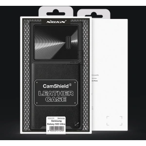 Wholesale Case Nillkin Camshield Leather S Samsung Galaxy S23 Ultra Black - NLK975 - {ean13} - Hurt