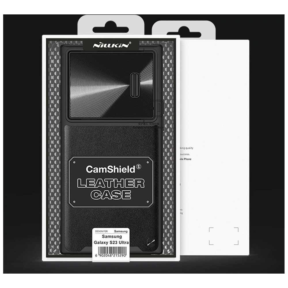 Wholesale Case Nillkin Camshield Leather S Samsung Galaxy S23 Ultra Black - NLK975 - {ean13} - Hurt