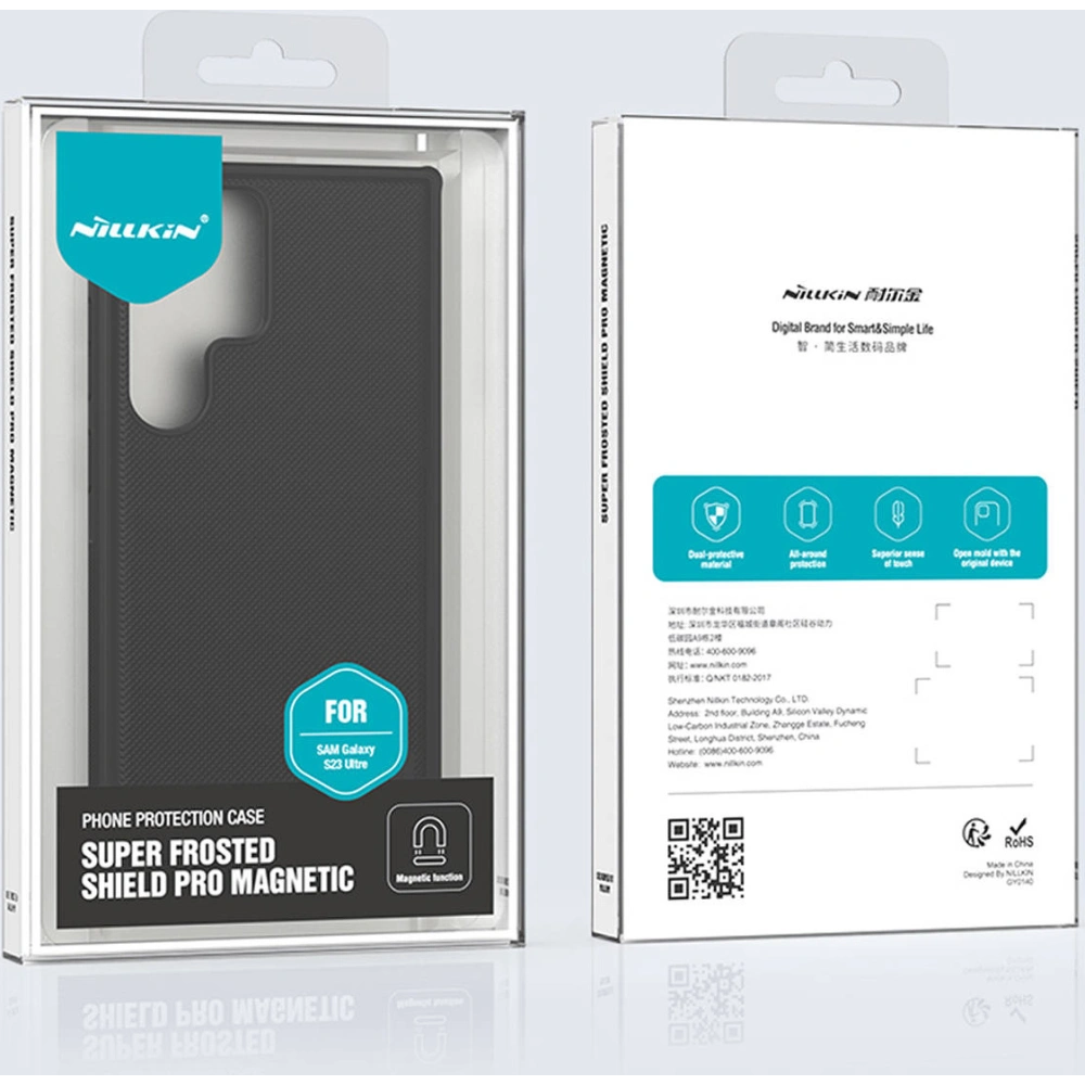 Hurtownia GSM - Etui Nillkin Super Shield Pro Magnetic Samsung Galaxy S23 Ultra fekete - NLK1003 - {ean13} - Hurt