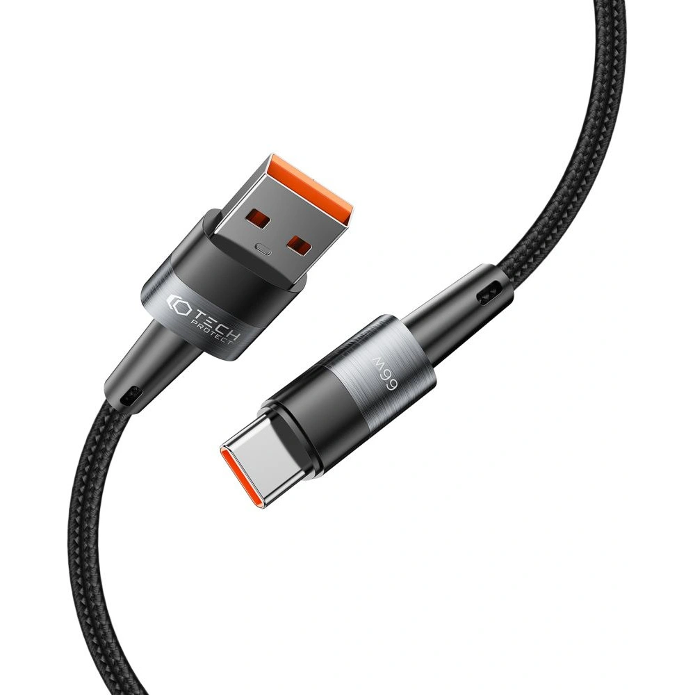 Hurtownia GSM - Cablul Tech-Protect Ultraboost USB-A/USB-C 66W 6A 25cm Gri - THP2006 - {ean13} - Hurt