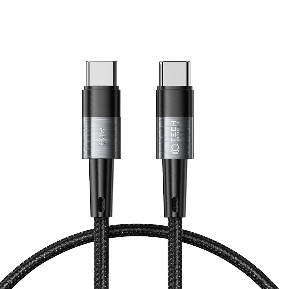 Hurtownia GSM - Kabel Tech-Protect Ultraboost USB-C/USB-C PD 60W 3A 25cm šedý - THP2008 - {ean13} - Hurt