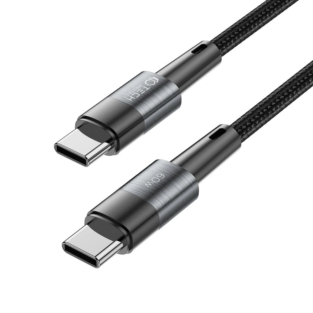 Hurtownia GSM - Kabel Tech-Protect Ultraboost USB-C/USB-C PD 60W 3A 25cm šedý - THP2008 - {ean13} - Hurt