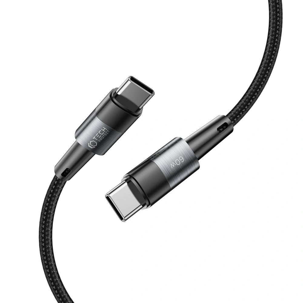 Hurtownia GSM - Kabel Tech-Protect Ultraboost USB-C/USB-C PD 60W 3A 25cm šedý - THP2008 - {ean13} - Hurt