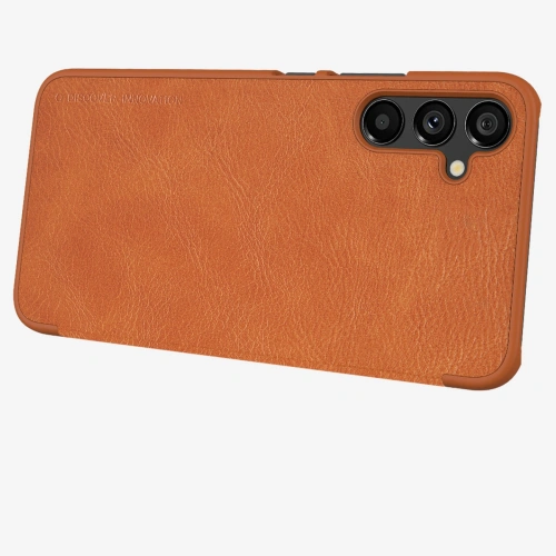 Etui Nillkin Qin Leather Samsung Galaxy A34 5G brązowe