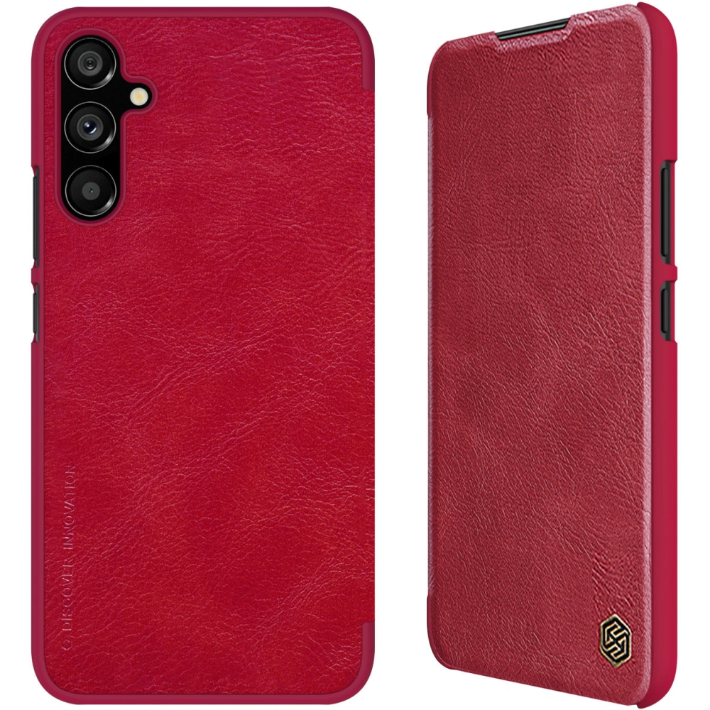 Hurtownia GSM - Etui Nillkin Qin Leather Samsung Galaxy A34 5G piros - NLK1124 - {ean13} - Hurt