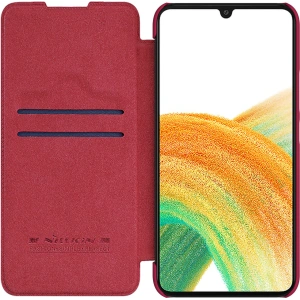 Hurtownia GSM - Etui Nillkin Qin Leather Samsung Galaxy A34 5G piros - NLK1124 - {ean13} - Hurt