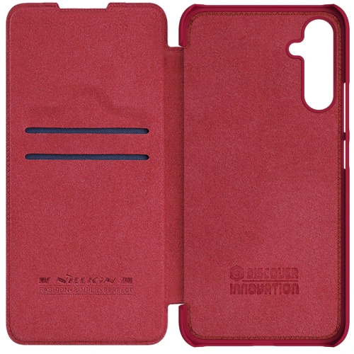 Etui Nillkin Qin Leather Samsung Galaxy A34 5G czerwone