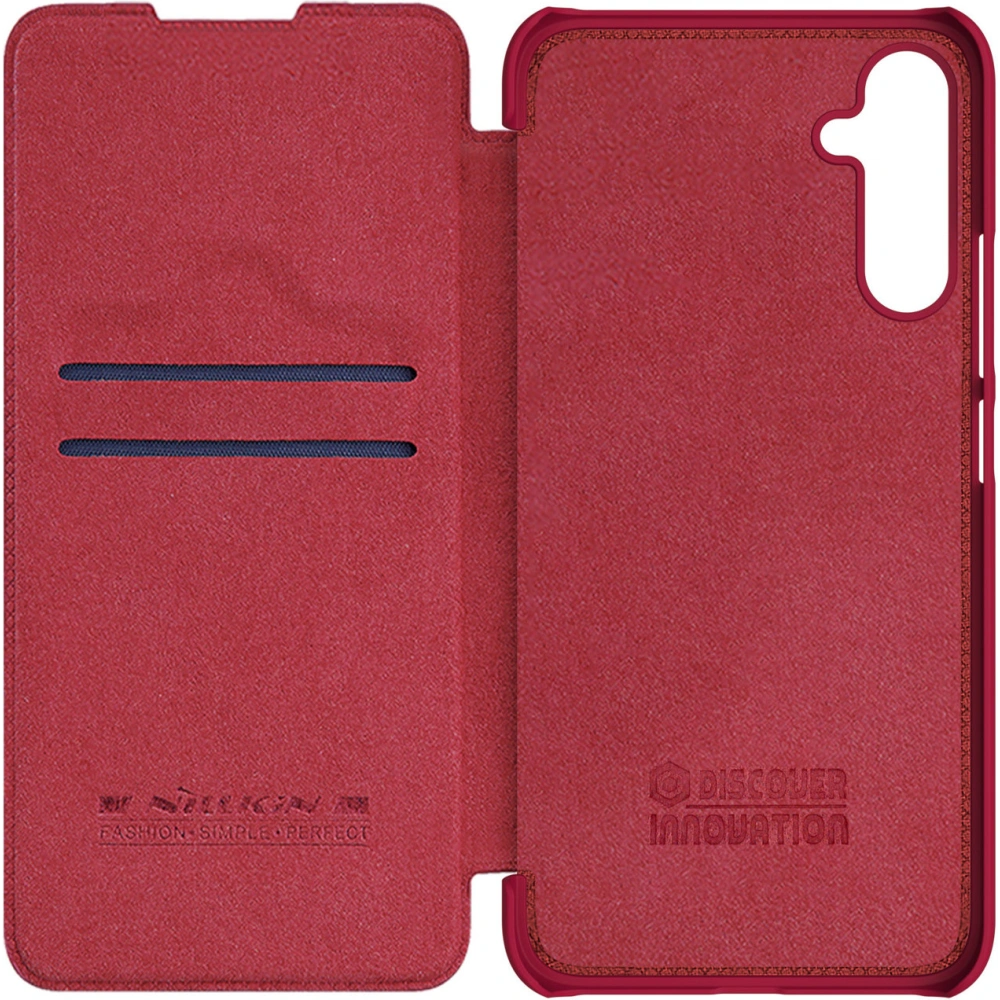 Hurtownia GSM - Etui Nillkin Qin Leather Samsung Galaxy A34 5G piros - NLK1124 - {ean13} - Hurt