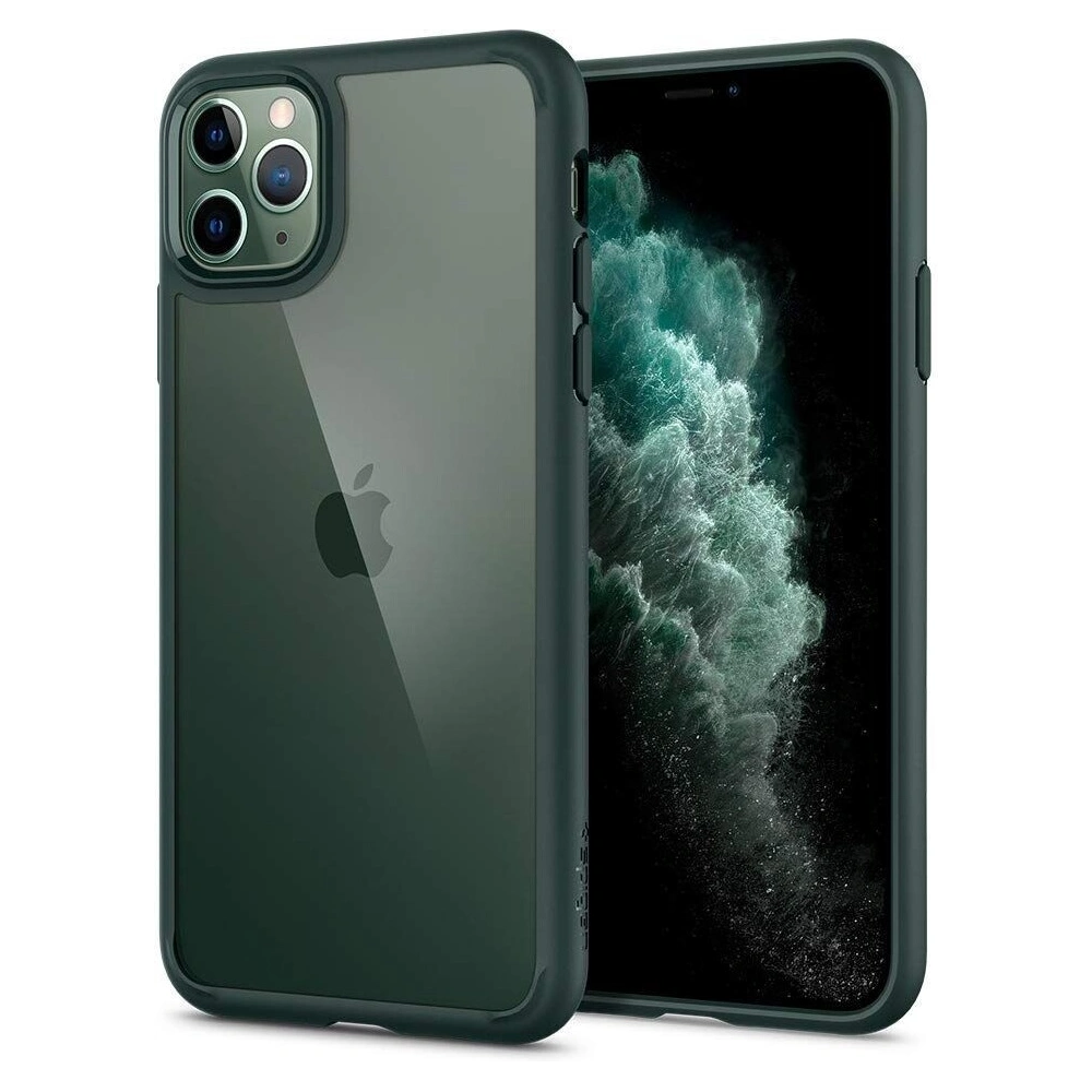 Hurtownia GSM - Etui Spigen Ultra Hybrid Apple iPhone 11 Pro Midnight Green - SPN952GRN - {ean13} - Hurt