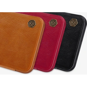 Hurtownia GSM - Etui Nillkin Qin Leather Samsung Galaxy A34 5G piros - NLK1124 - {ean13} - Hurt