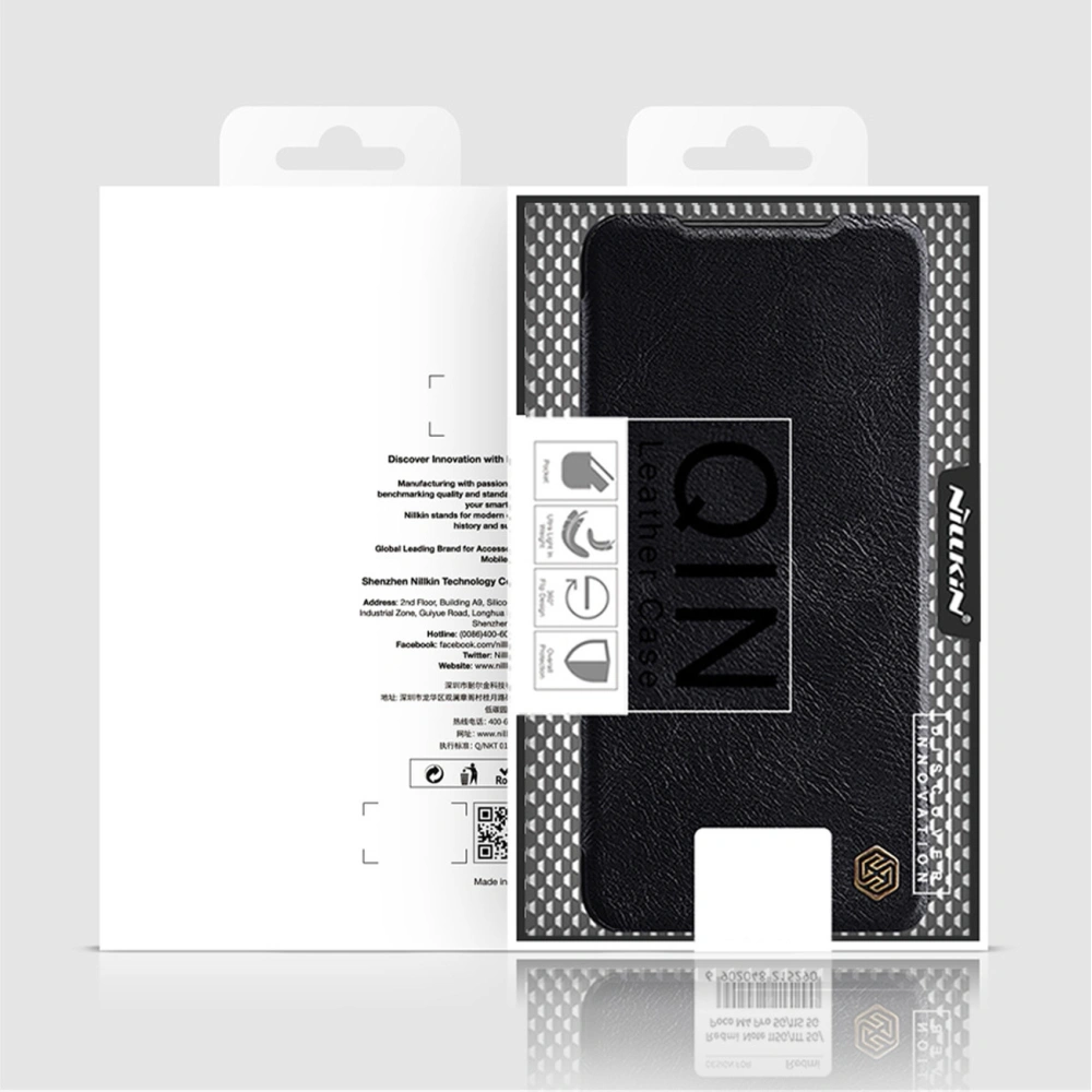 Hurtownia GSM - Etui Nillkin Qin Leather Samsung Galaxy A34 5G negru - NLK1125 - {ean13} - Hurt