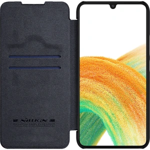 Hurtownia GSM - Etui Nillkin Qin Leather Samsung Galaxy A34 5G fekete - NLK1125 - {ean13} - Hurt