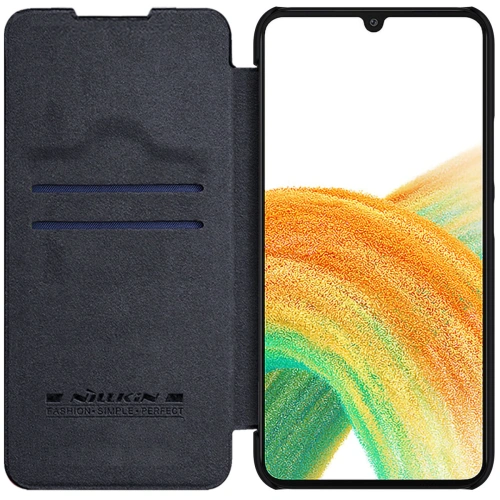 Etui Nillkin Qin Leather Samsung Galaxy A34 5G czarne
