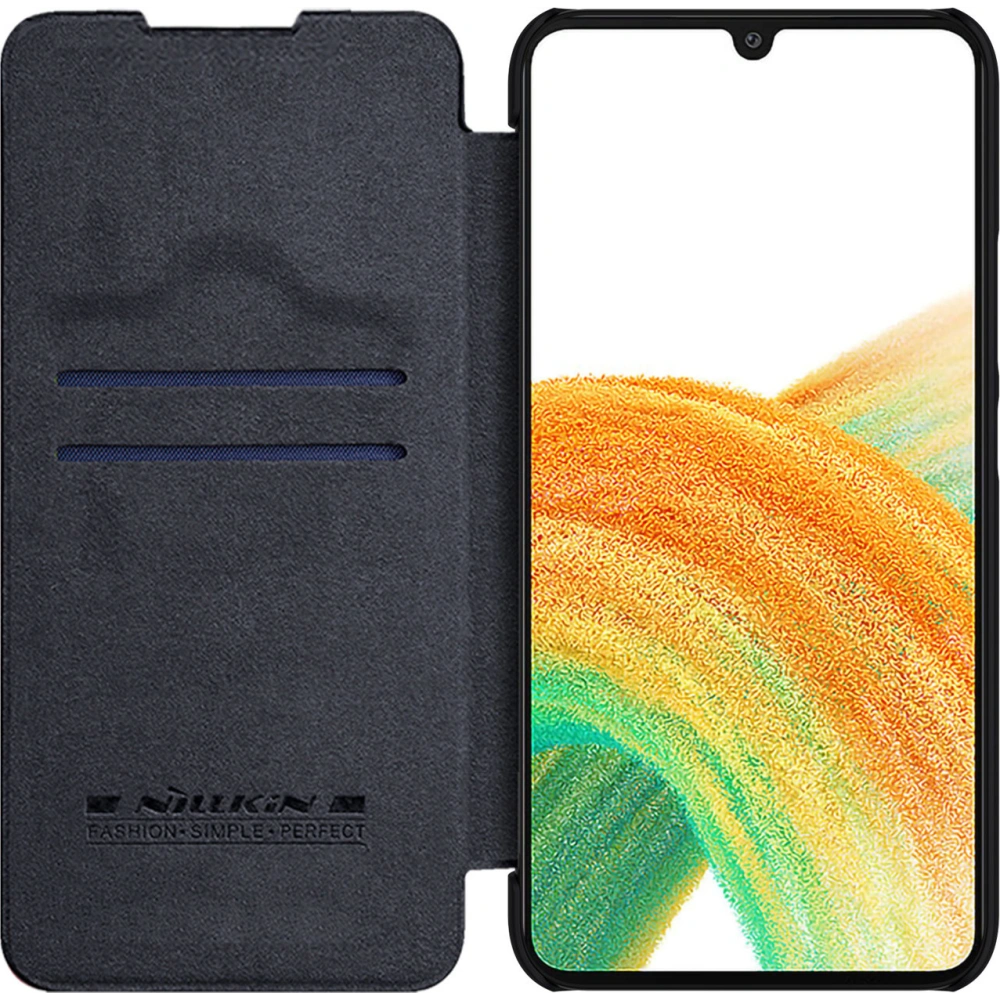 Hurtownia GSM - Etui Nillkin Qin Leather Samsung Galaxy A34 5G negru - NLK1125 - {ean13} - Hurt