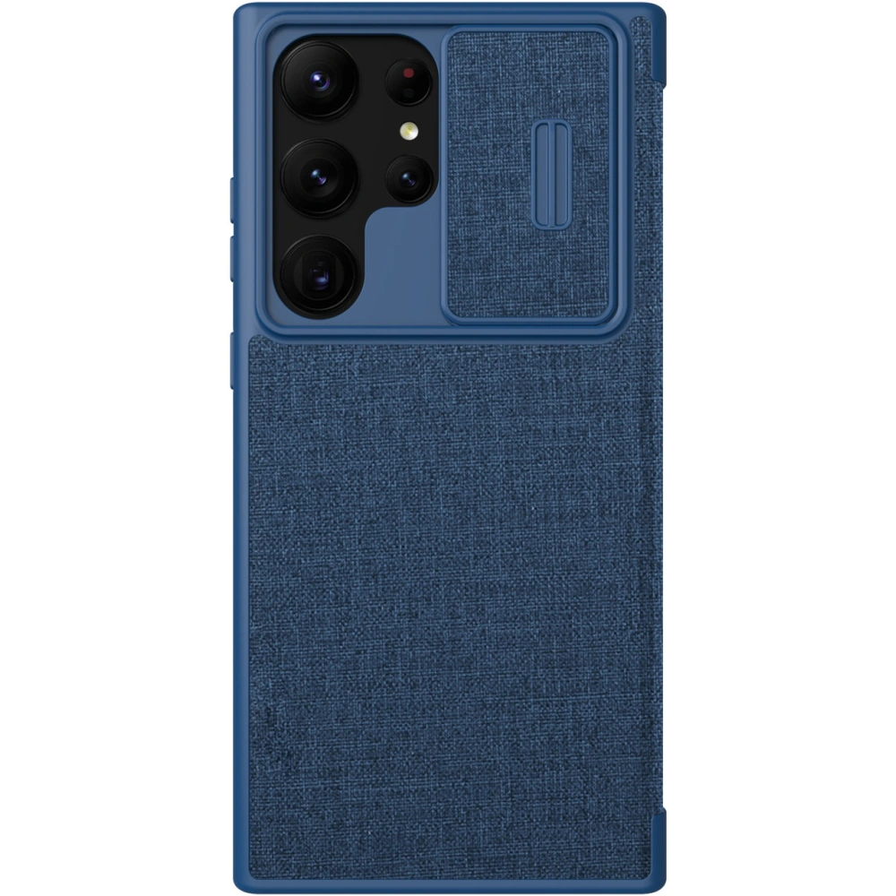 Hurtownia GSM - Etui Nillkin Qin Cloth Pro Samsung Galaxy S23 Ultra blaue - NLK1126 - {ean13} - Hurt