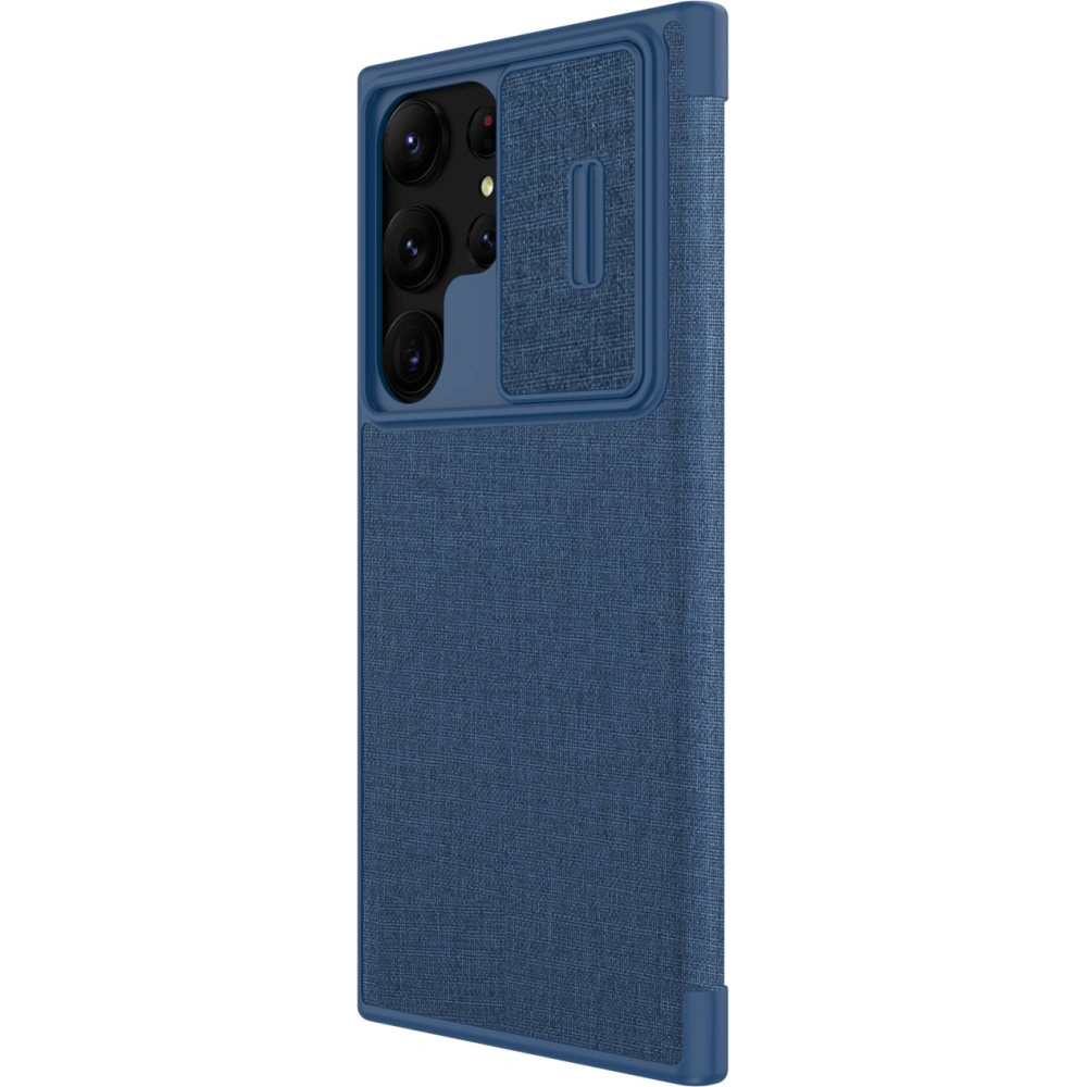 Hurtownia GSM - Etui Nillkin Qin Cloth Pro Samsung Galaxy S23 Ultra blaue - NLK1126 - {ean13} - Hurt