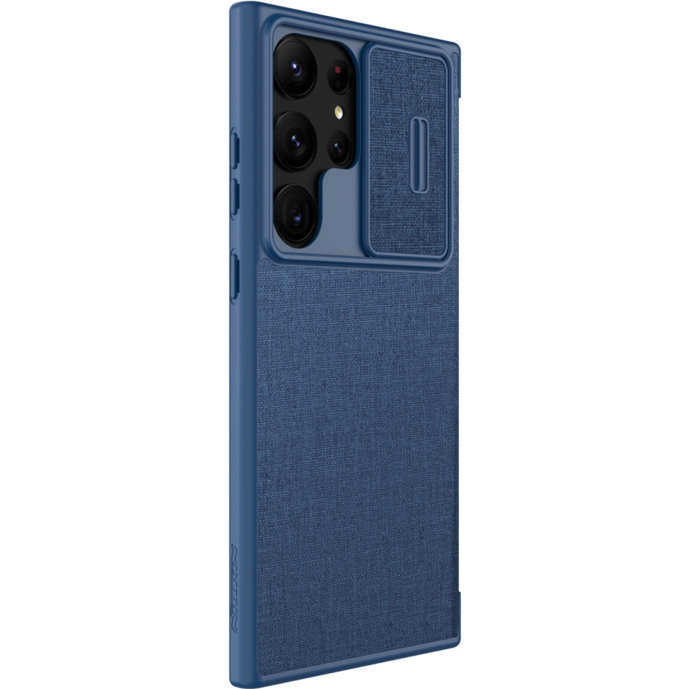 Hurtownia GSM - Etui Nillkin Qin Cloth Pro Samsung Galaxy S23 Ultra blaue - NLK1126 - {ean13} - Hurt
