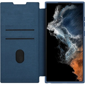 Hurtownia GSM - Etui Nillkin Qin Cloth Pro Samsung Galaxy S23 Ultra blaue - NLK1126 - {ean13} - Hurt