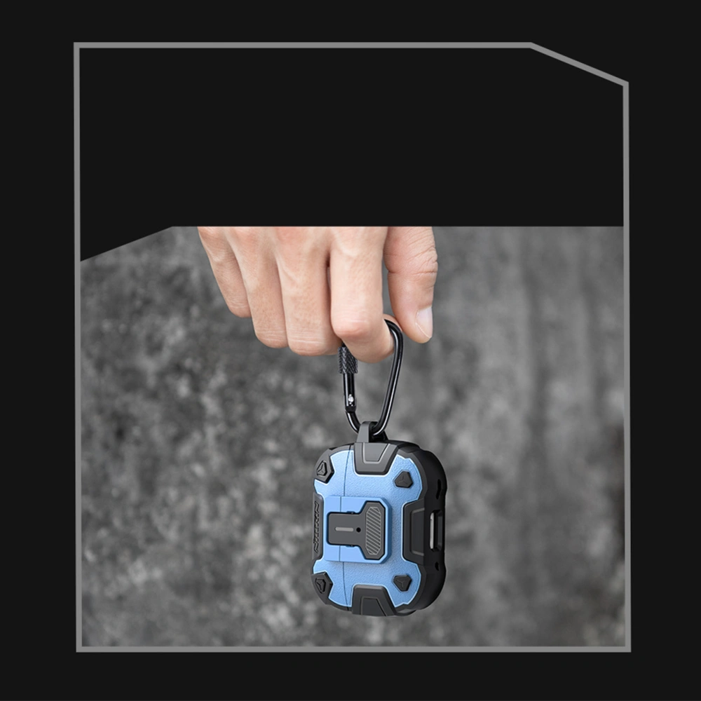 Hurtownia GSM - Etui Nillkin Bounce Pro Apple AirPods Pro 2 modré - NLK1132 - {ean13} - Hurt