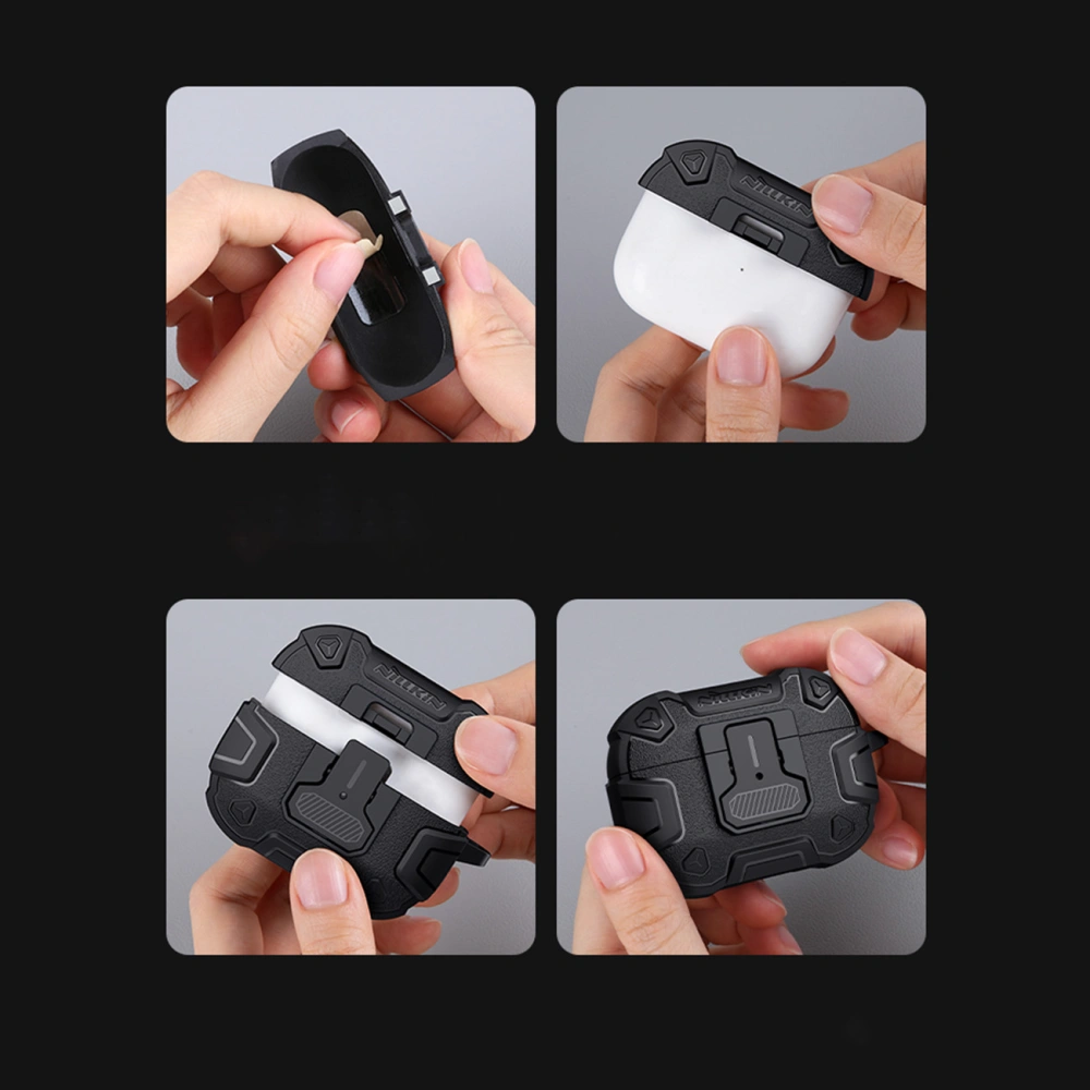 Hurtownia GSM - Etui Nillkin Bounce Pro Apple AirPods Pro 2 modré - NLK1132 - {ean13} - Hurt