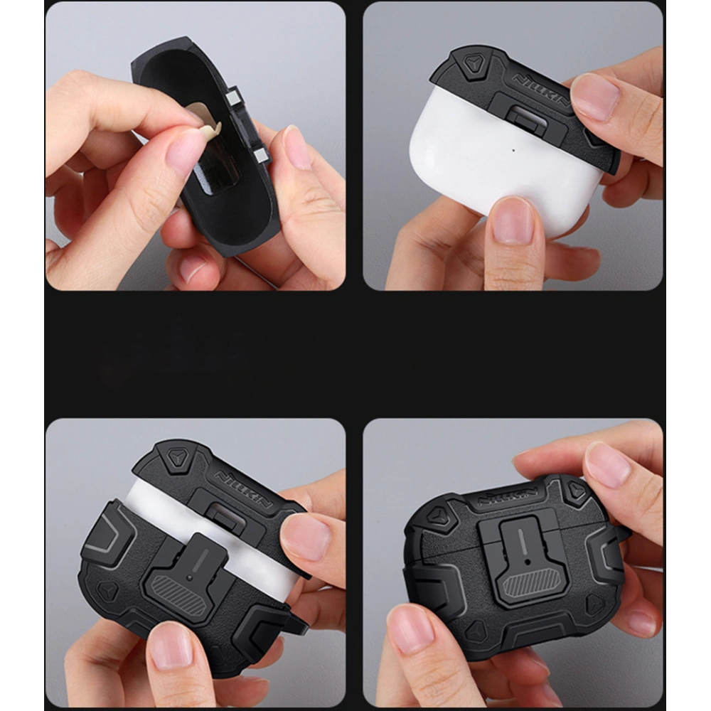 Etui Nillkin Bounce Pro Apple AirPods Pro 2 piros