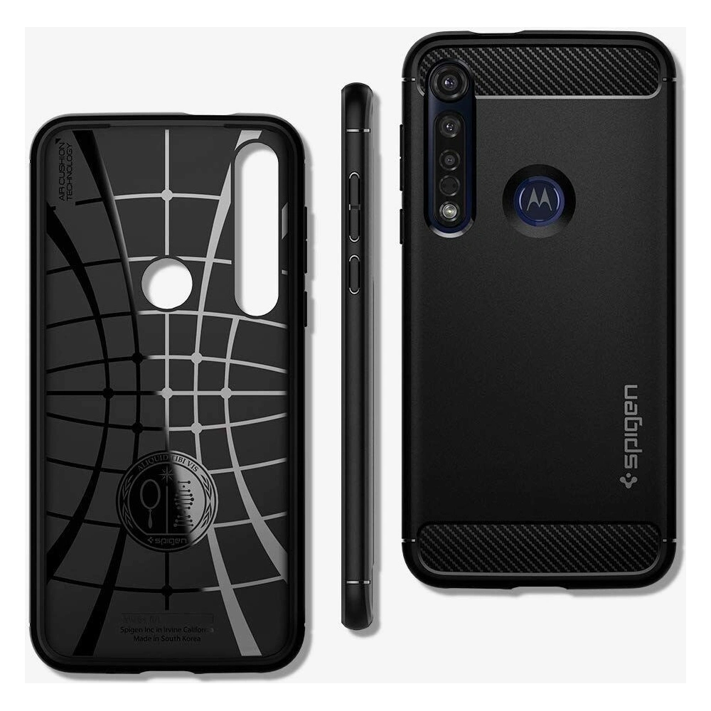 Hurtownia GSM - Etui Spigen Rugged Armor Motorola Moto G8 Plus Matte Black - SPN954MBL - {ean13} - Hurt