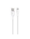 Hurtownia GSM - Kabel PURO Fabric USB-A/Lightning MFi 1,2m (weiß) - PUR712 - {ean13} - Hurt