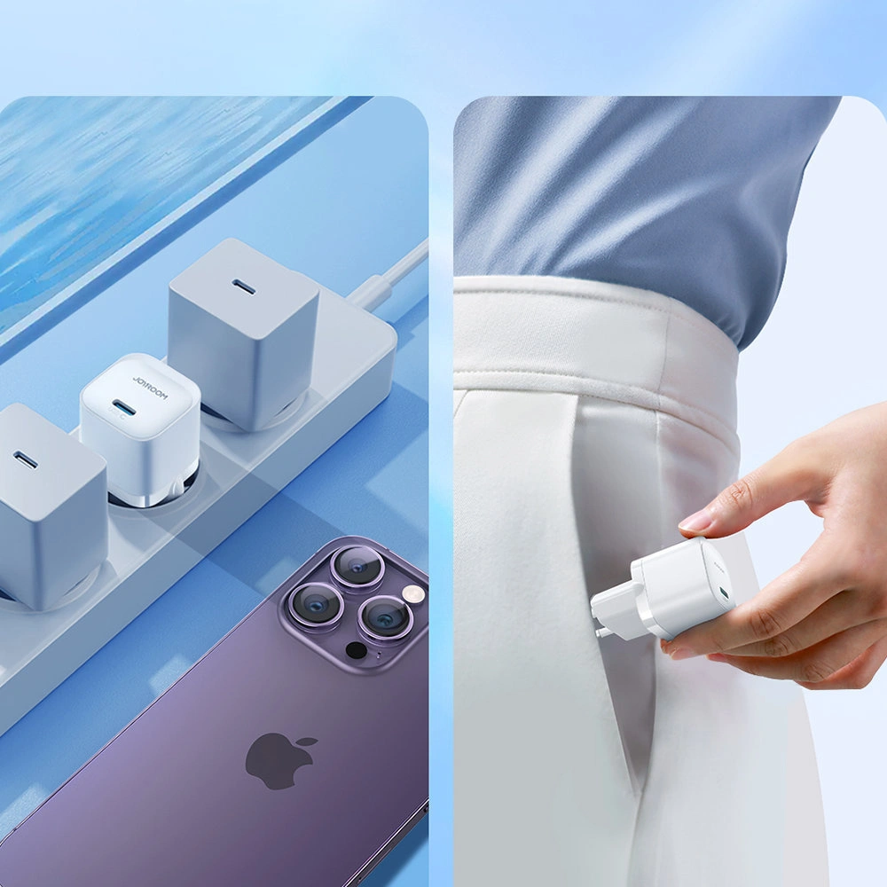 Hurtownia GSM - Nabíječka Joyroom JR-TCF02 USB-C 20W PD + kabel USB C/Lightning bílá - JYR739 - {ean13} - Hurt