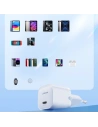 Hurtownia GSM - Încărcător de rețea Joyroom JR-TCF02 USB-C 20W PD + cablu USB C/Lightning alb - JYR739 - {ean13} - Hurt