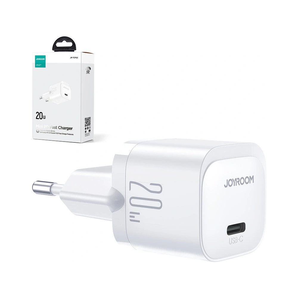 Hurtownia GSM - Nabíječka Joyroom JR-TCF02 USB-C 20W PD bílá - JYR740 - {ean13} - Hurt