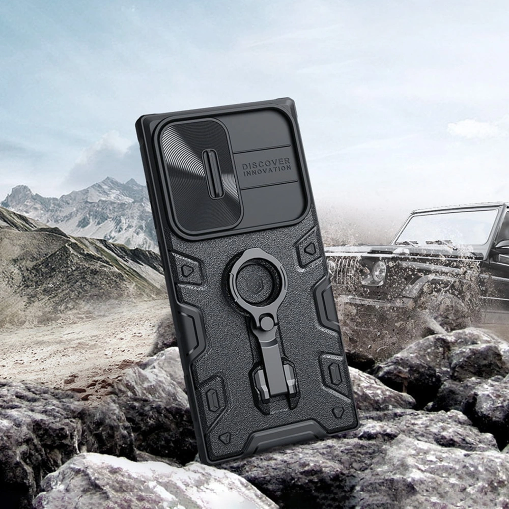 Wholesale Nillkin CamShield Armor Pro Magnetic MagSafe Samsung Galaxy S23 Ultra black - NLK1139 - {ean13} - Hurt