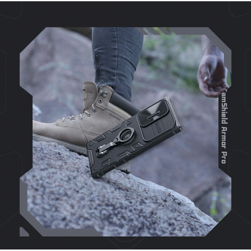Hurtownia GSM - Etui Nillkin CamShield Armor Pro Magnetic MagSafe Samsung Galaxy S23 Ultra fekete - NLK1139 - {ean13} - Hurt