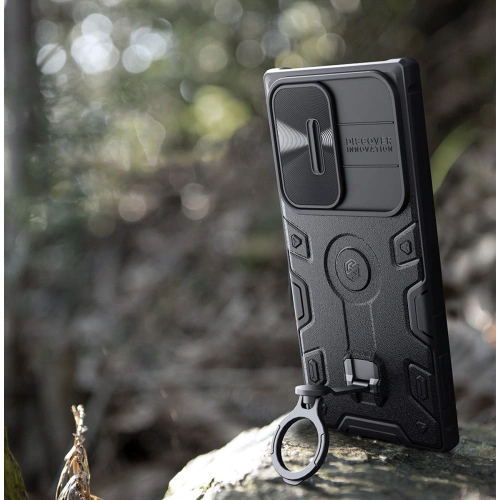 Etui Nillkin CamShield Armor Pro Magnetic MagSafe Samsung Galaxy S23 Ultra czarne