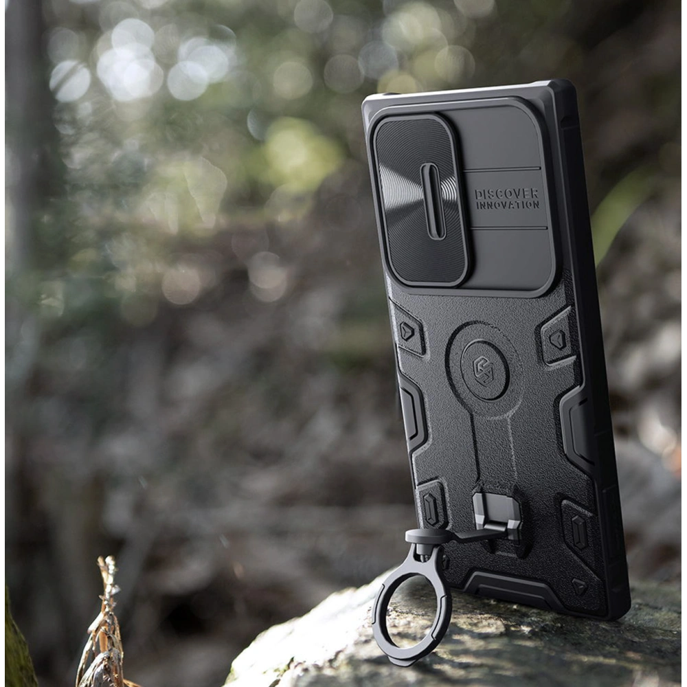 Wholesale Nillkin CamShield Armor Pro Magnetic MagSafe Samsung Galaxy S23 Ultra black - NLK1139 - {ean13} - Hurt