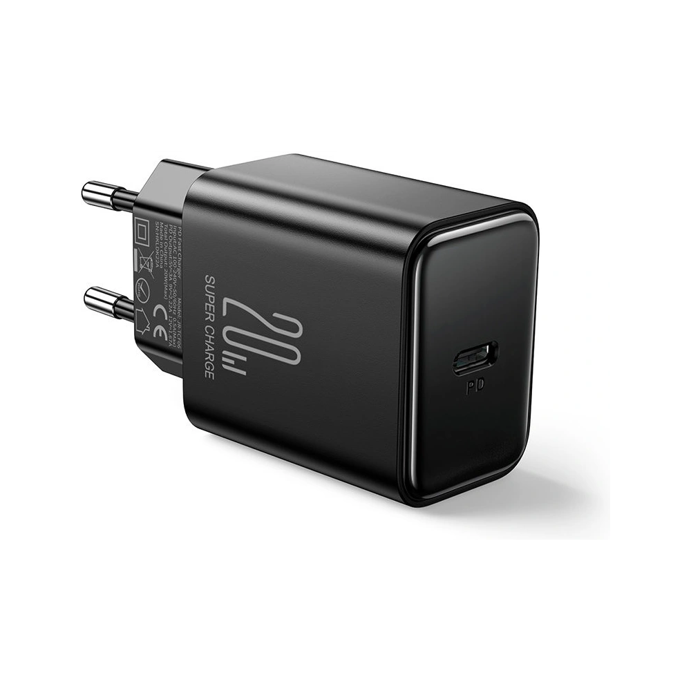Hurtownia GSM - Napájecí adaptér Joyroom JR-TCF06 USB-C 20W PD + kabel USB-C/Lightning černý - JYR742 - {ean13} - Hurt
