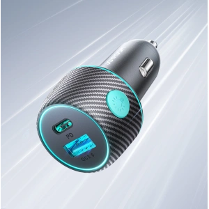 Hurtownia GSM - Autós töltő Joyroom JR-CCN01 USB-C + USB-A 60W fekete - JYR744 - {ean13} - Hurt