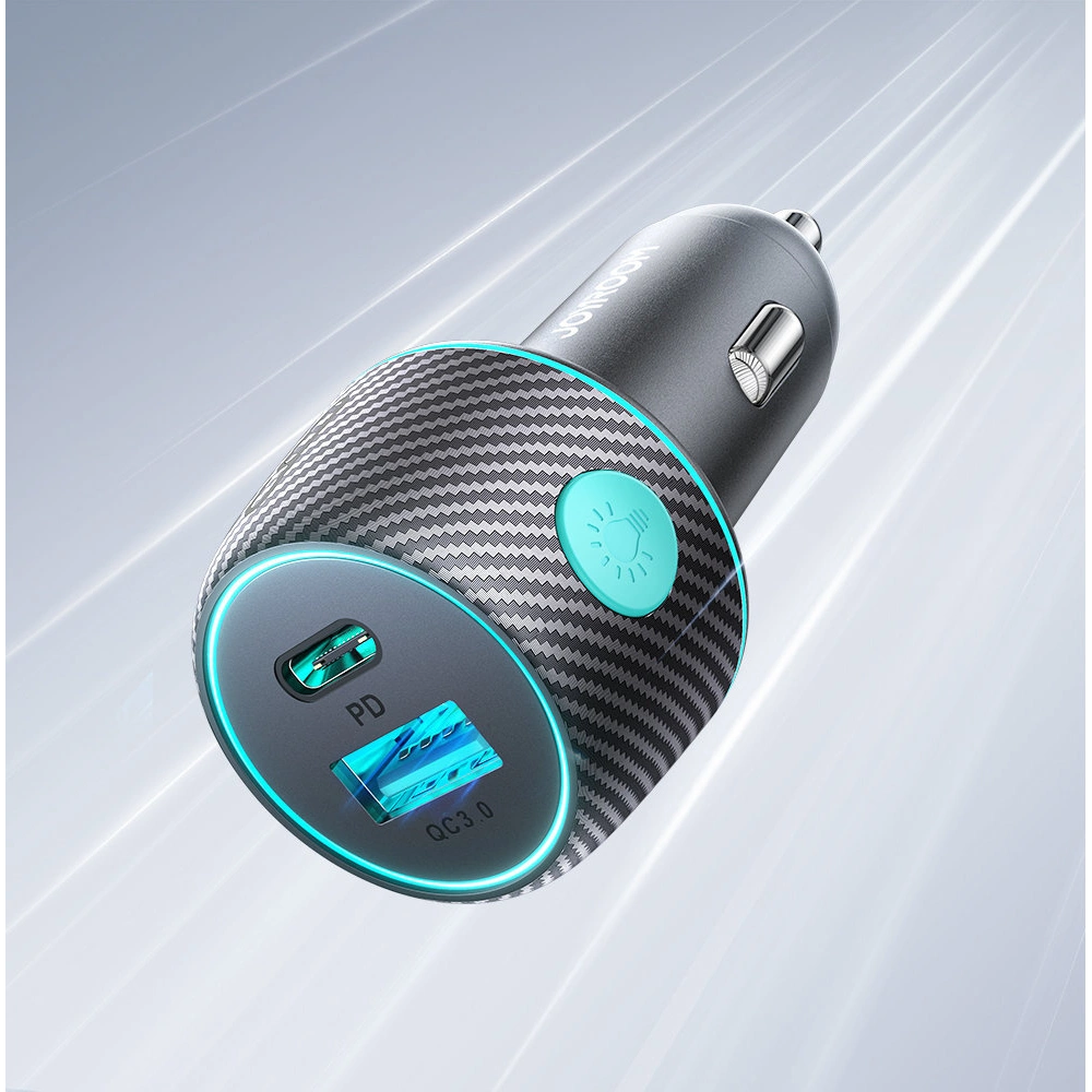 Hurtownia GSM - Autós töltő Joyroom JR-CCN01 USB-C + USB-A 60W fekete - JYR744 - {ean13} - Hurt
