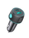 Hurtownia GSM - Autós töltő Joyroom JR-CCN01 USB-C + USB-A 60W fekete - JYR744 - {ean13} - Hurt