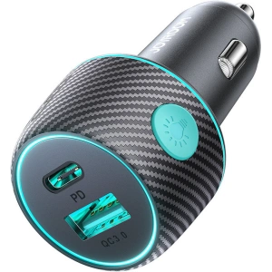 Hurtownia GSM - Autós töltő Joyroom JR-CCN01 USB-C + USB-A 60W fekete - JYR744 - {ean13} - Hurt