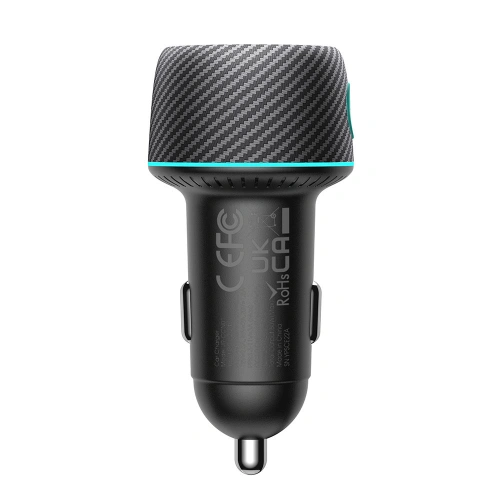 Ładowarka samochodowa Joyroom JR-CCN01 USB-C + USB-A 60W czarna