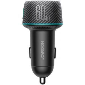 Hurtownia GSM - Autós töltő Joyroom JR-CCN01 USB-C + USB-A 60W fekete - JYR744 - {ean13} - Hurt