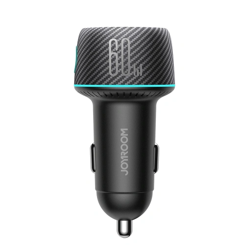 Ładowarka samochodowa Joyroom JR-CCN01 USB-C + USB-A 60W czarna