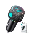 Hurtownia GSM - Ładowarka samochodowa Joyroom JR-CCN01 USB-C + USB-A 60W czarna - JYR744 - {ean13} - Hurt