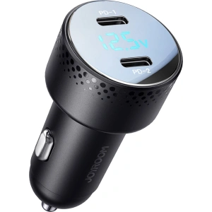 Hurtownia GSM - Autós töltő Joyroom JR-CCD02 2x USB-C 70W LED fekete - JYR746 - {ean13} - Hurt
