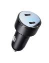 Hurtownia GSM - Autós töltő Joyroom JR-CCD02 2x USB-C 70W LED fekete - JYR746 - {ean13} - Hurt