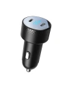Hurtownia GSM - Autós töltő Joyroom JR-CCD02 2x USB-C 70W LED fekete - JYR746 - {ean13} - Hurt